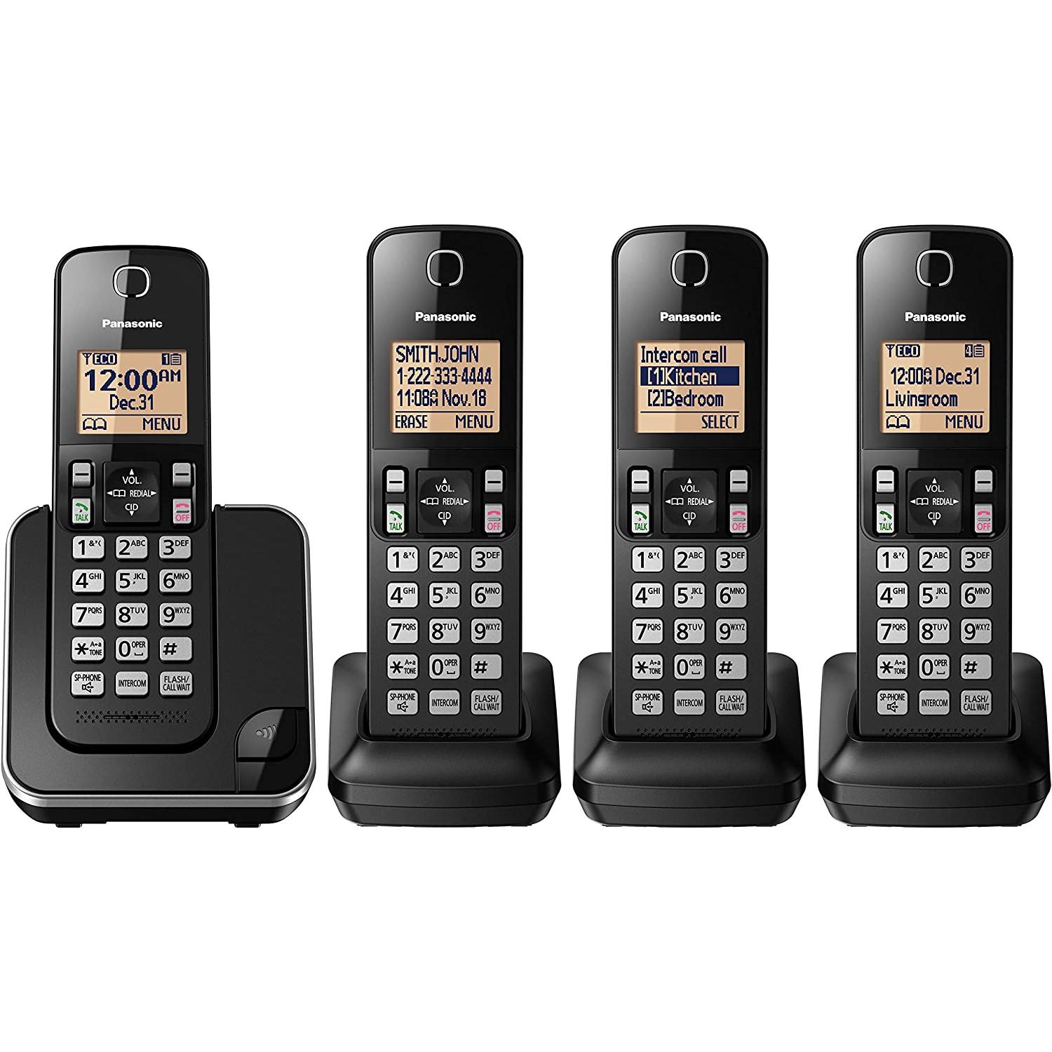 Téléphone sans fil Panasonic KX-TG6824FRB Téléphone sans fil Panasonic KX-TG6824FRB