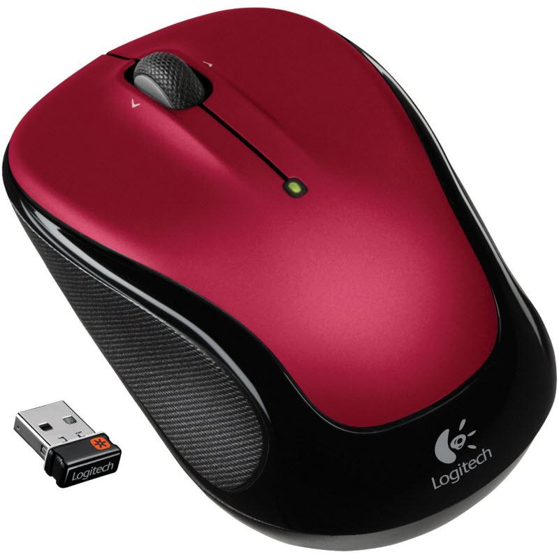 Logitech Mice Cordless Mouse M325 Red IMAGE 3