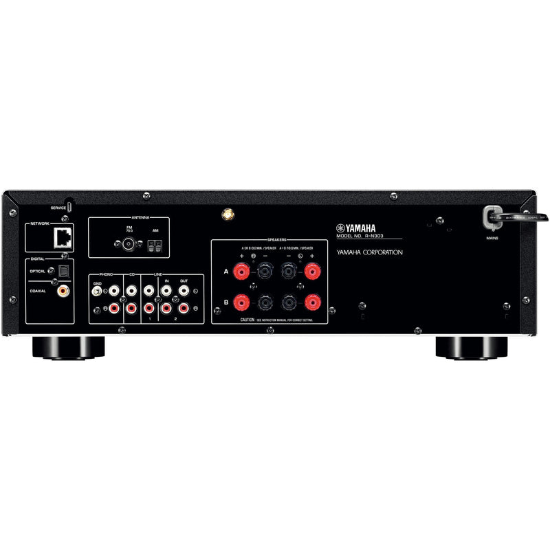 Yamaha 2-Channel Stereo Receiver R-N303 Black IMAGE 3