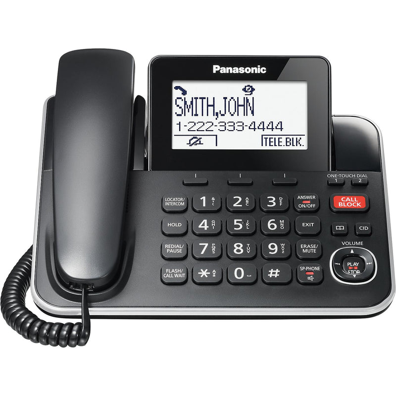 Panasonic Phone System with Corded and 1 Cordless Handsets KX-TGF870B IMAGE 2