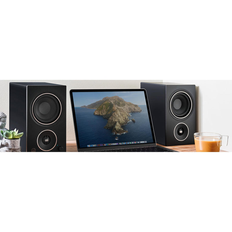 Psb 35-Watt Powered Speakers Alpha AM3 Matte Black IMAGE 3