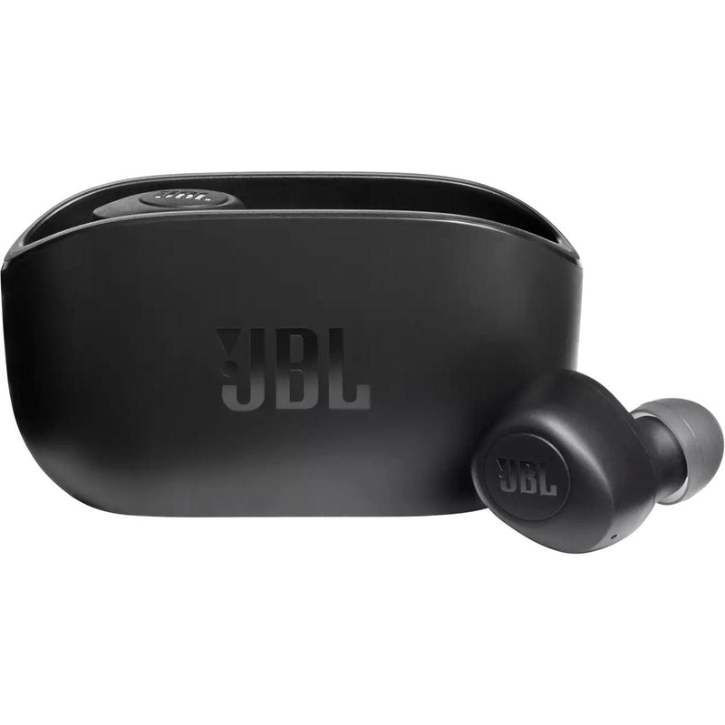 JBL Wireless In-Ear Headphones with Microphone JBLV100TWSBLKAM IMAGE 1
