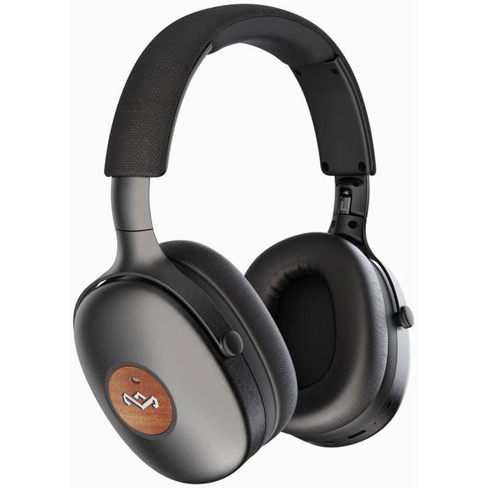 House of Marley Wireless Over-the-Ear Active Noise-Canceling Headphones EM-JH151-SB IMAGE 2