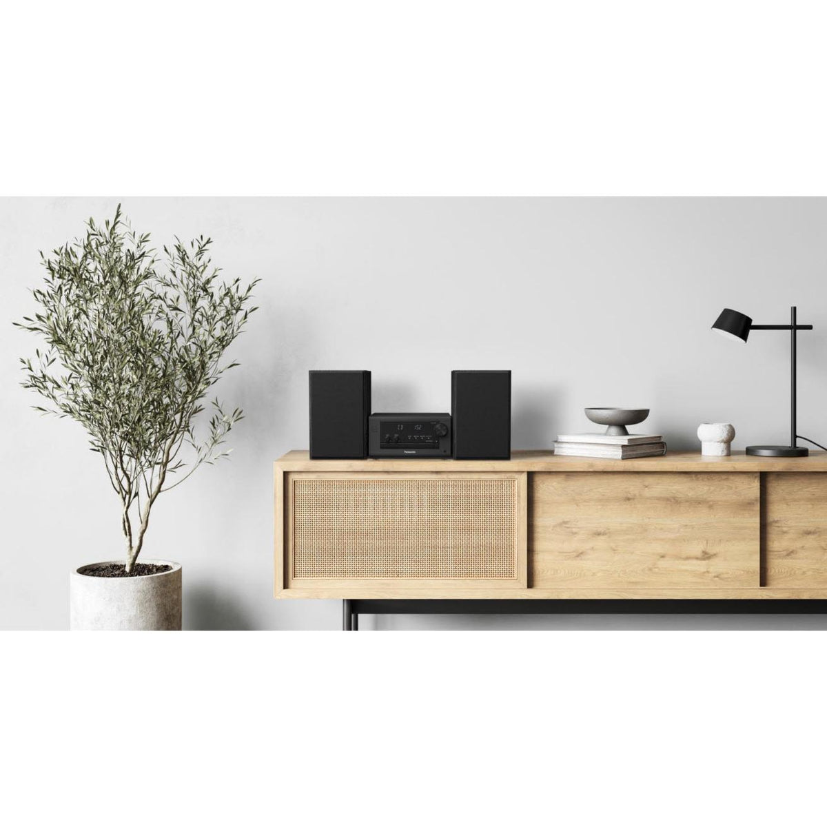 Panasonic 80-Watt Neat Micro System with CD, Radio, and Bluetooth® SC-