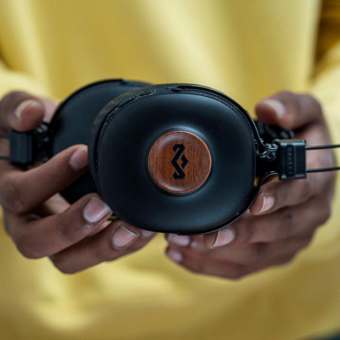 House of Marley Wireless Over-the-Ear Headphones EM-JH143-SB House of Marley Wireless Over-the-Ear Headphones EM-JH143-SB