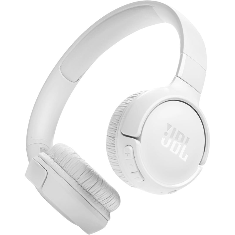 JBL Wireless On-Ear Headphones with Microphone JBLT520BTWHTAM IMAGE 1