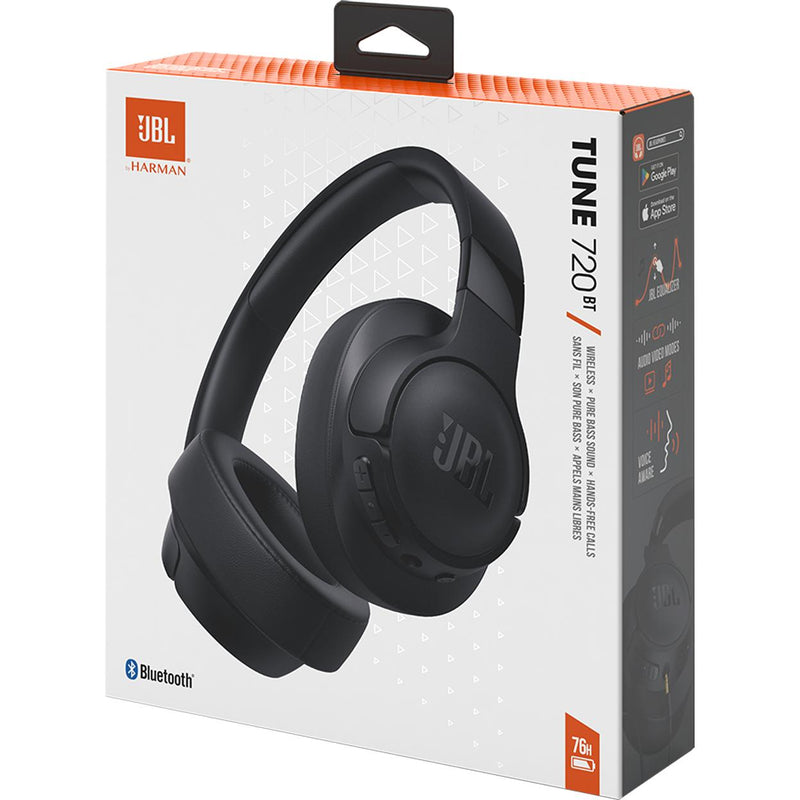 JBL Bluetooth Over-the-Ear Headphones with Microphone Tune 720BT (JBLT720BTBLKAM) IMAGE 11