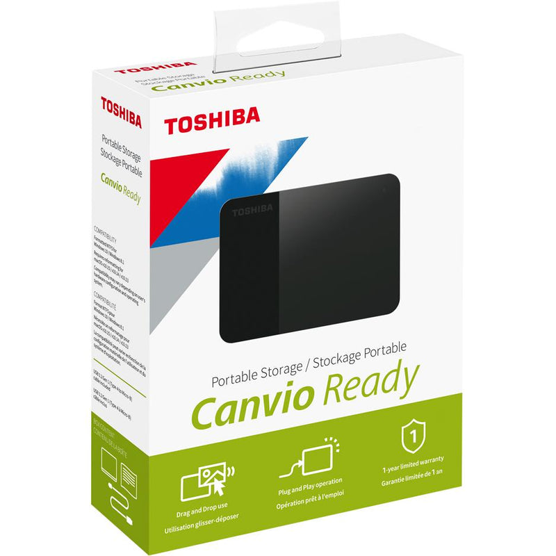 Toshiba Canvio Ready Portable Hard Drive - 4TB HDTP340XK3CA IMAGE 3