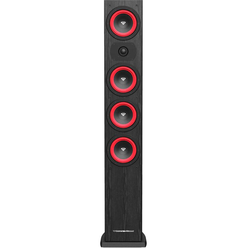 Cerwin-Vega 280-Watt, 4" 3-Way Floorstanding Speaker - Black LA44B IMAGE 1