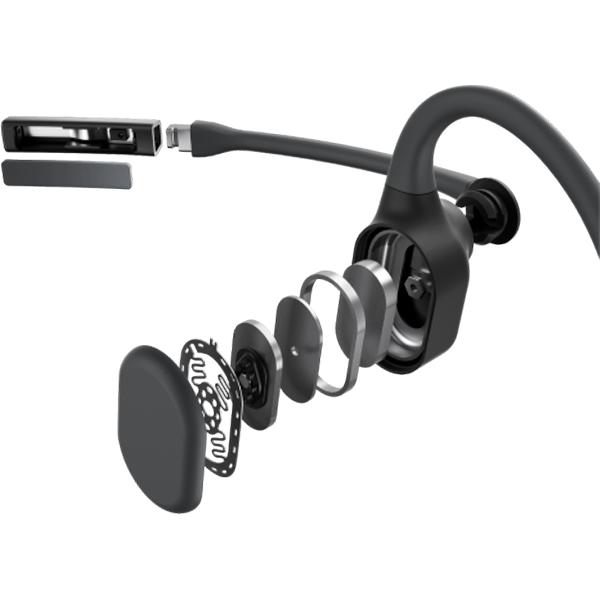 SHOKZ OpenComm2 Bluetooth Over-the-Ear Headphones with Microphone C110-AN-BK IMAGE 4