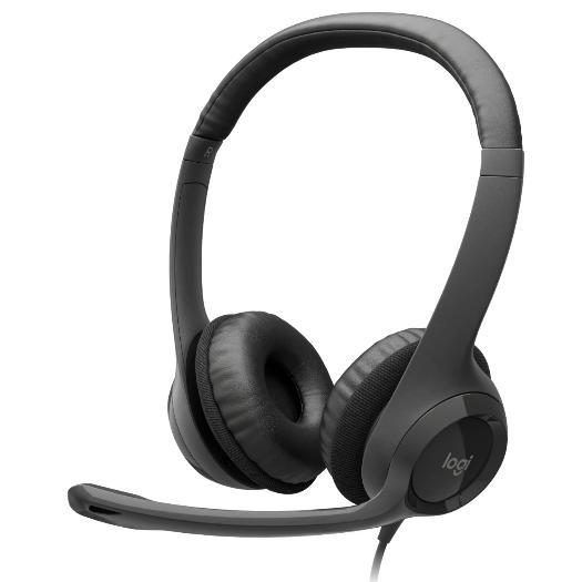 Logitech USB Computer Headphones H390 IMAGE 1