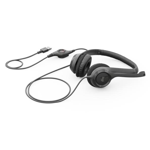 Logitech USB Computer Headphones H390 IMAGE 2