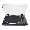  Audio-Technica 2-Speed Fully Automatic Belt-Drive Turntable - Black/Grey AT-LP70X-BG IMAGE 1