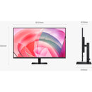  Samsung 37-inch ViewFinity S7 S70D UHD Monitor LS37D702EANXZA IMAGE 4