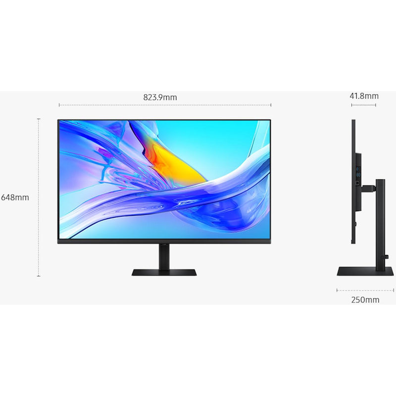  Samsung 37-inch ViewFinity S8 S80UD UHD Monitor LS37D802UANXZA IMAGE 4