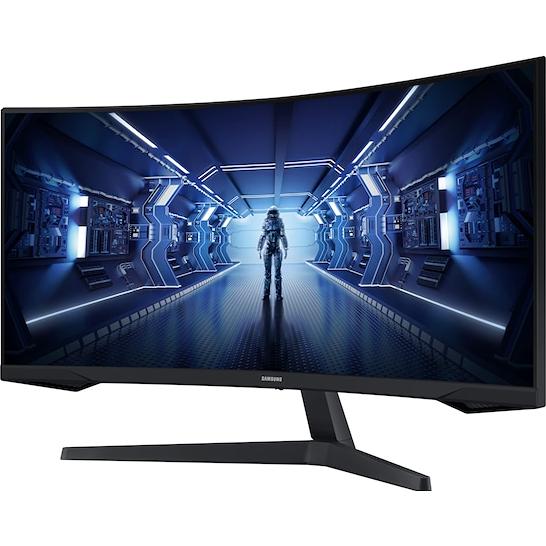  Samsung 34-inch Odyssey G5 165Hz Curved Gaming Monitor LC34G55TWWNXZA IMAGE 2