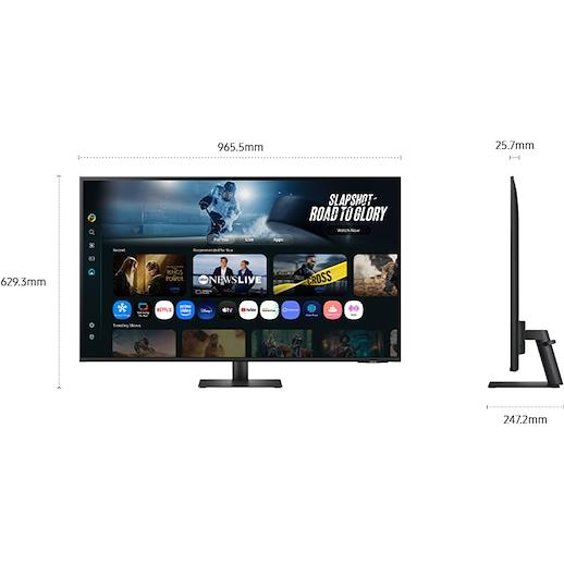  Samsung 43-inch Smart Monitor M7 M70F 4K Vision AI LS43FM702UNXZA IMAGE 10