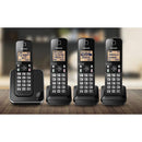 Panasonic Digital Cordless Phone System with 4 Handsets KX-TGC384B IMAGE 2