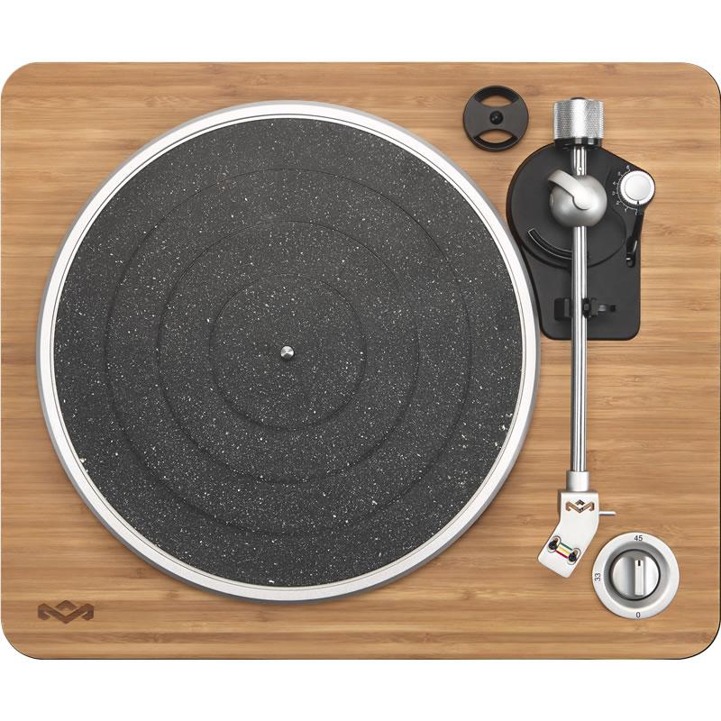 House of Marley 2-Speed Turntable with USB Output EM-JT000-SB IMAGE 2