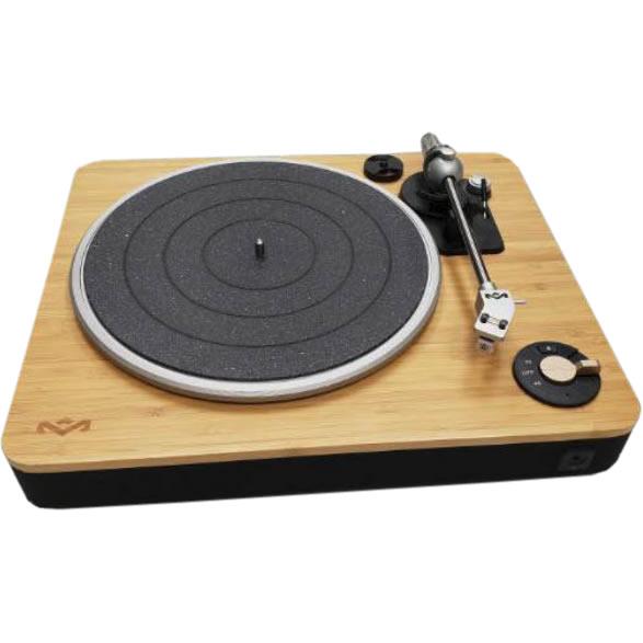 House of Marley 2-Speed Turntable with Built-in Bluetooth EM-JT002-SB IMAGE 1