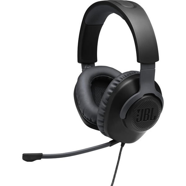 JBL Quantum 100 Over-the-Ear Gaming Headphones with Microphone JBLQUANTUM100BLKAM IMAGE 1