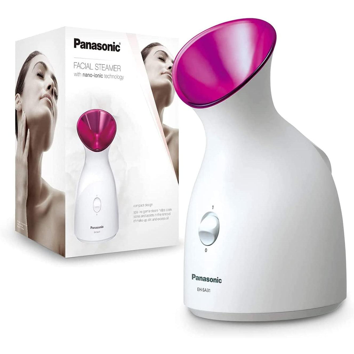 Panasonic facial ionic steamer, at home 2024 skincare, EH-SA31VP